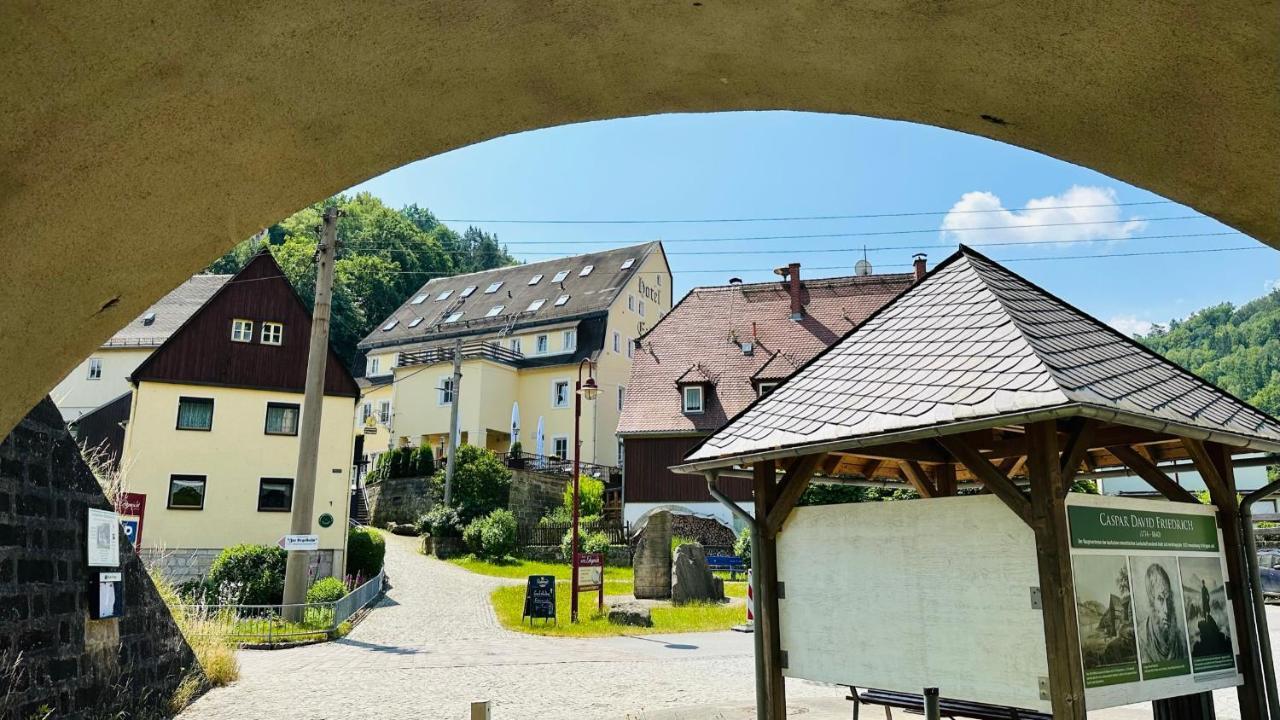 Hotel Erbgericht Bad Schandau Bagian luar foto