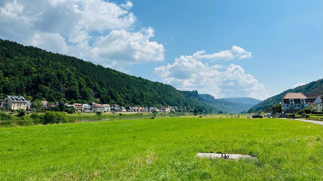 Hotel Erbgericht Bad Schandau Bagian luar foto