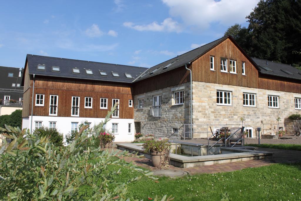 Hotel Erbgericht Bad Schandau Bagian luar foto